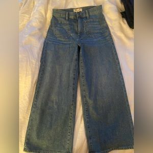 Madewell wide leg crop pants